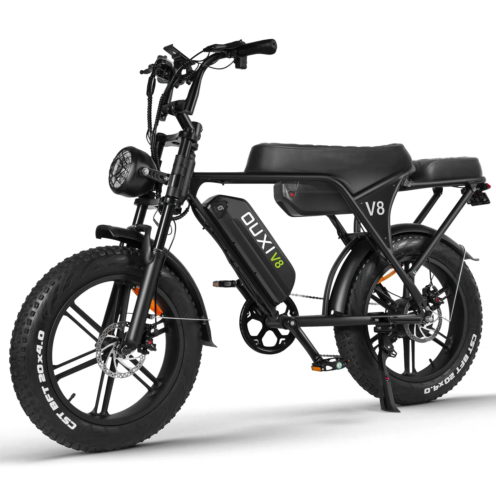 OUXI V8 Max double battery e-bike for adults black